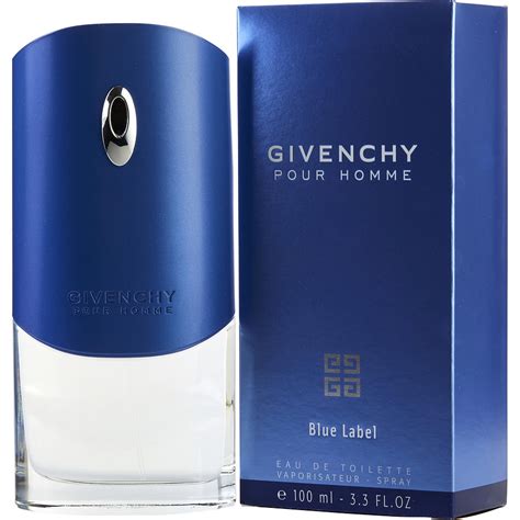 givenchy homme blue|givenchy blue label for men.